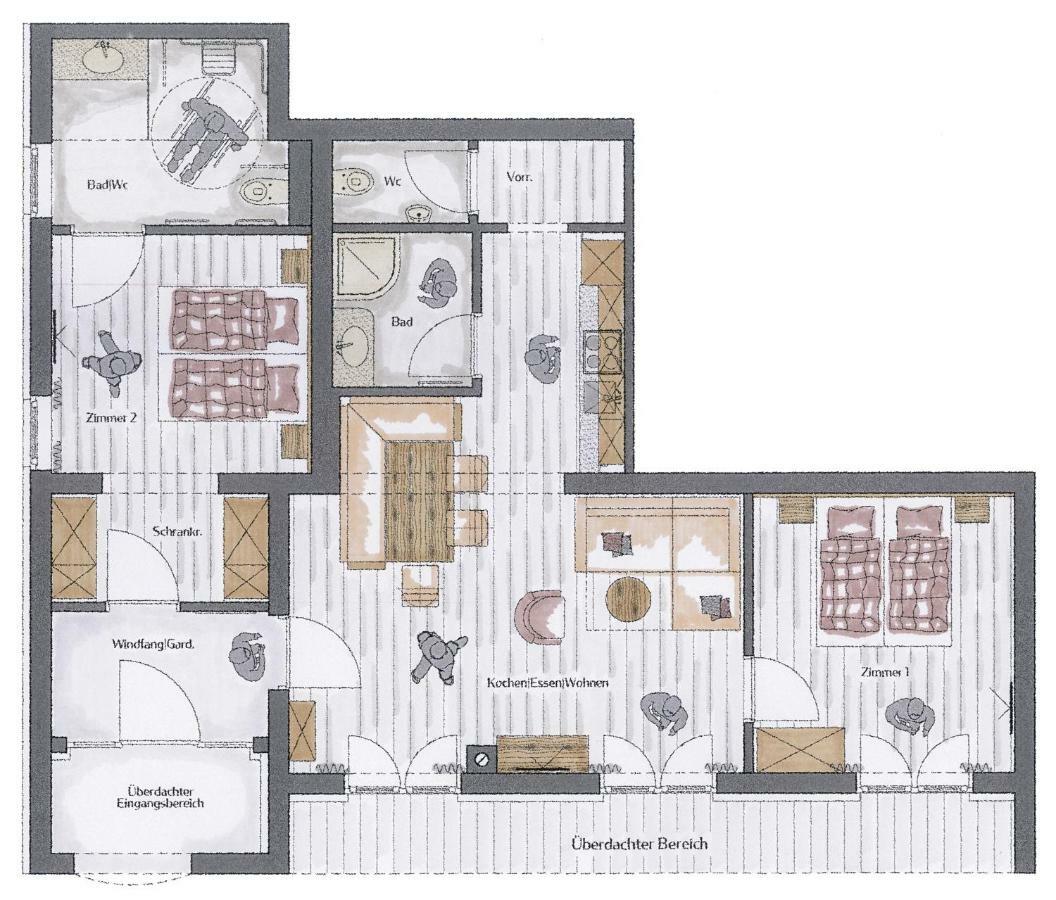 Appartements Erwin Huettl III Нойкирхен-ам-Гросфенедигер Экстерьер фото